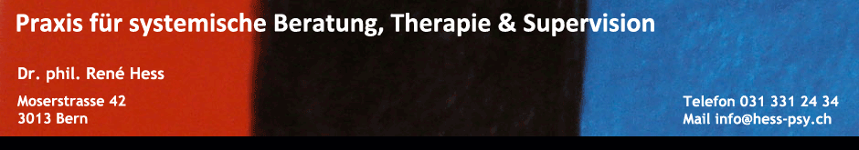 Praxis für systemische Beratung, Therapie und Supervision, Bern, Schweiz